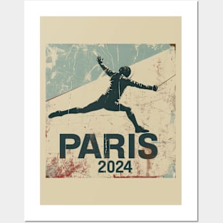 Paris 2024, SWORDPLAY, Athletics Posters and Art